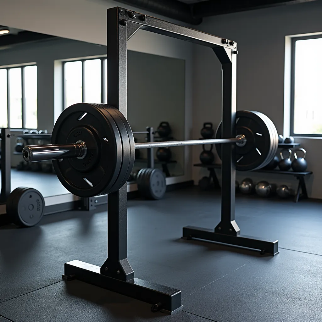 squat barre libre musculation