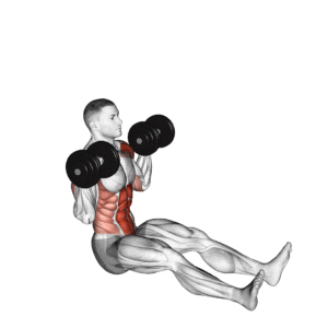dumbbell z press